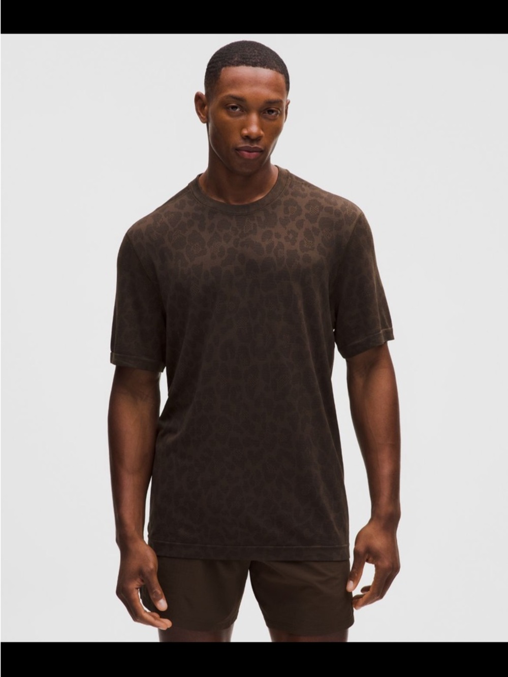 Lululemon Metal Vent Tech Relaxed-Fit Short-Sleeve Shirt, True Leopard, Sz S NWT